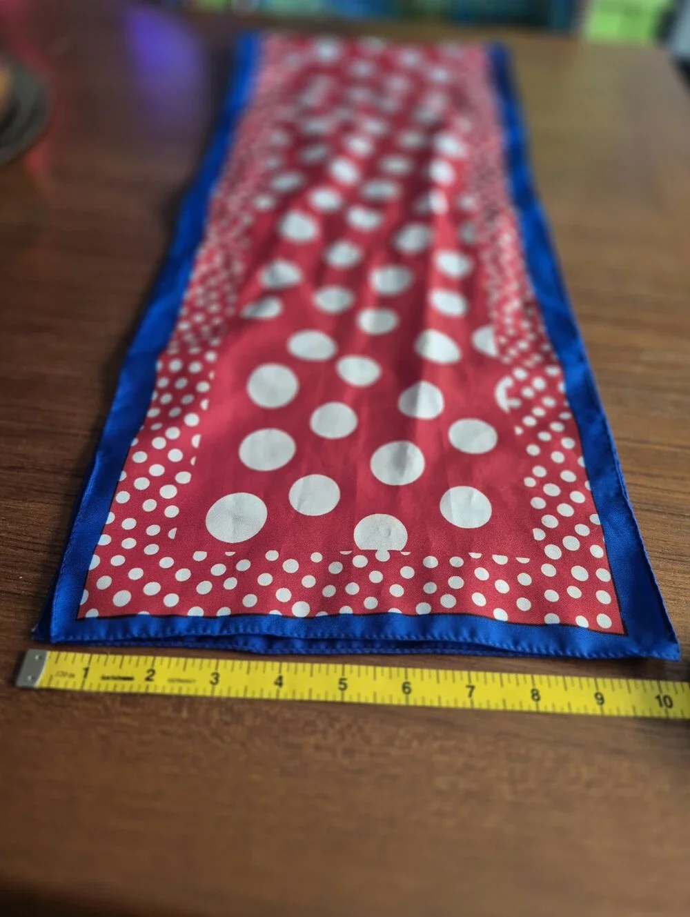 Vintage Red Polka Dot  Scarf